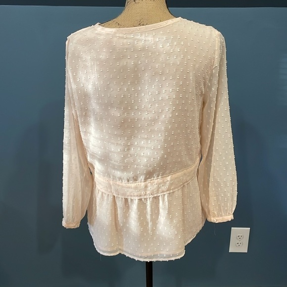 Loft Light Apricot Small Lined Blouse - Picture 7 of 9